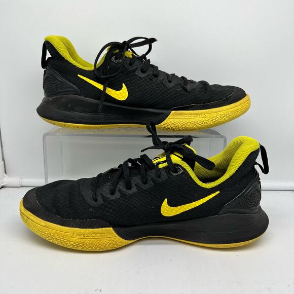 Nike Shoes Mens 7.5 Mamba Focus Black Optimum Yellow AJ5899-001 Kobe Bryant - Picture 2 of 10